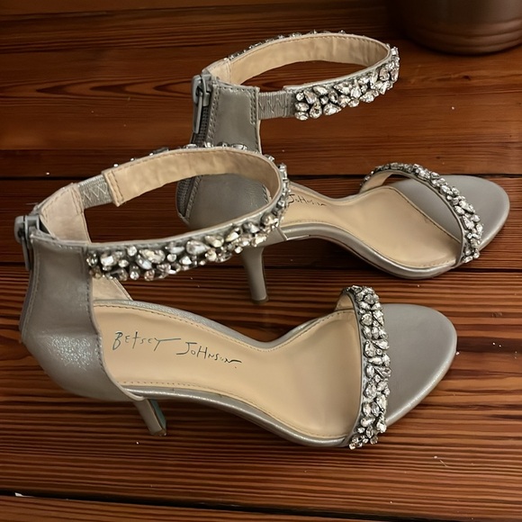 Blue By Betsey Johnson Angie Rhinestone Embellished Dress Sandals - Picture 5 of 15